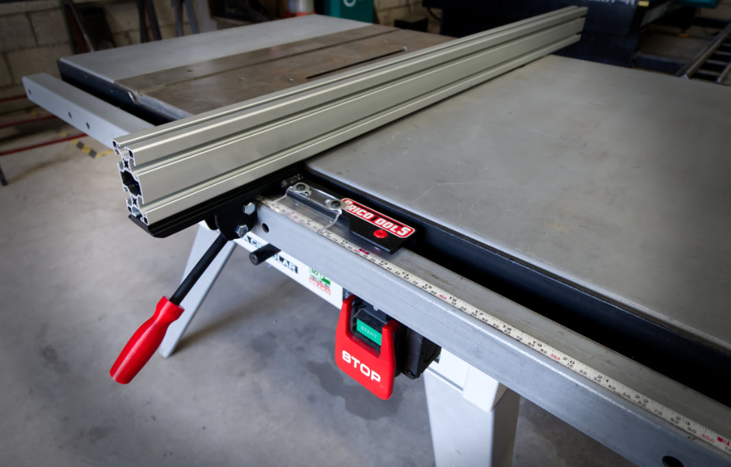 Guía lateral "PREMIUM" para sierra de mesa || con valla de aluminio 1.20m